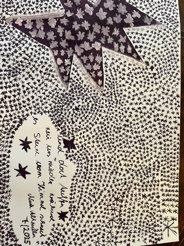 Unter den Sternen di Nina Altmüller, Disegno in vendita su Singulart