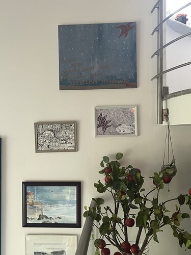 Seestern im Himmel van Nina Altmüller, Schilderij te koop op Singulart