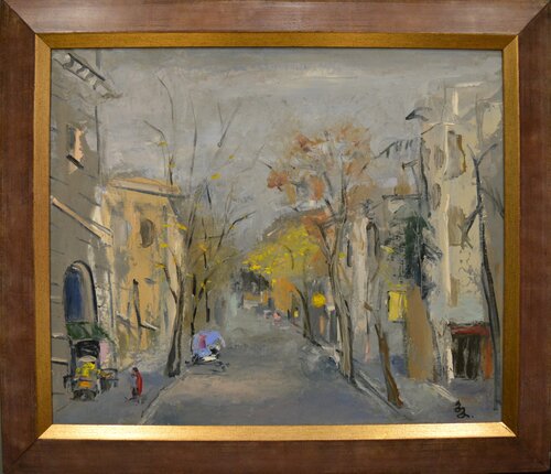 Paliashvili street van Badri Pachuliia, Schilderij te koop op Singulart