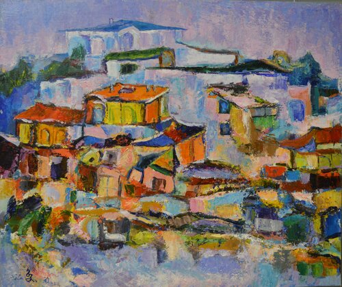 The Sukhumi motif van Badri Pachuliia, Schilderij te koop op Singulart