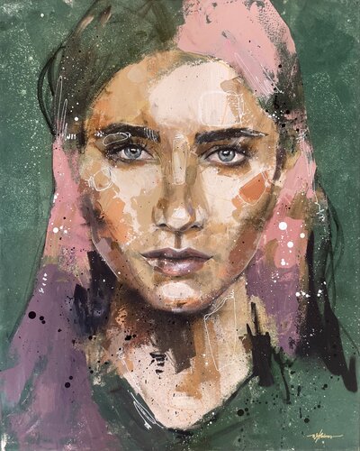 'Dare to explore' par Wendy Helmes, Peinture en vente sur Singulart