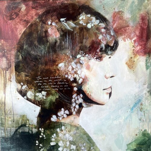 'Be fearlessly you' par Wendy Helmes, Peinture en vente sur Singulart