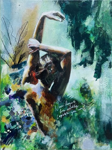 'Wildly capable' par Wendy Helmes, Peinture en vente sur Singulart