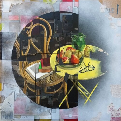 LA CHAISE CANNEE by Christian JOUANDON, Painting for Sale on Singulart