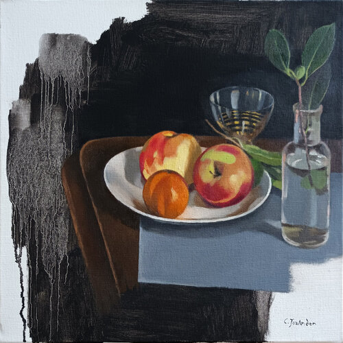 LE POT BLANC by Christian JOUANDON, Painting for Sale on Singulart