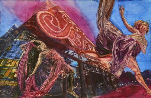 Fran Dance de Gregory Garcia, Pintura a la venta en Singulart