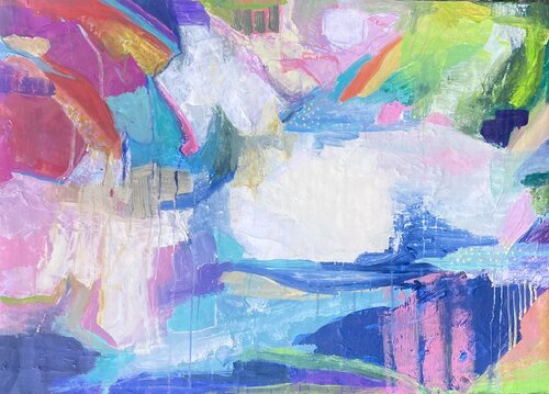 Over the Rainbow van Toni Nohe, Schilderij te koop op Singulart