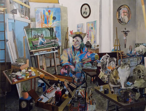 Qui suis je de denis cailliez, Pintura a la venta en Singulart