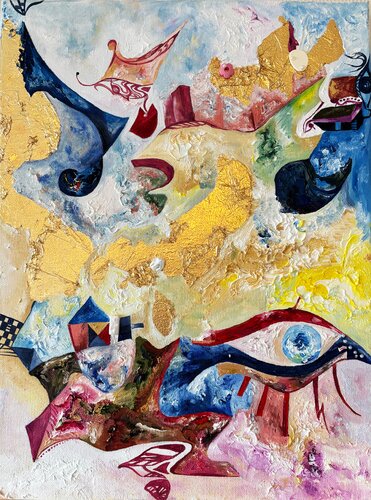 Swim-in Snow di Chae Yun Christine Park, Pittura in vendita su Singulart