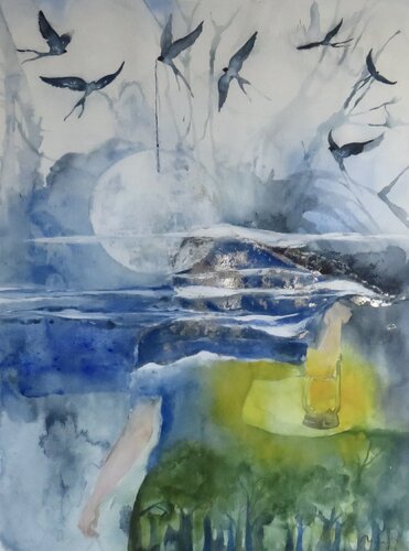 Mujer Montaña van Ende Martí Marcos, Schilderij te koop op Singulart