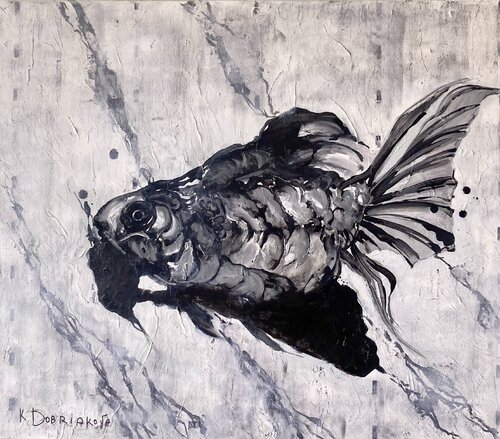 Fisch #1 van Kseniia Dobriakova, Schilderij te koop op Singulart