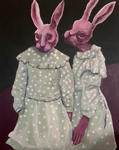 Hässliche Freundin de Kseniia Dobriakova, Pintura a la venta en Singulart