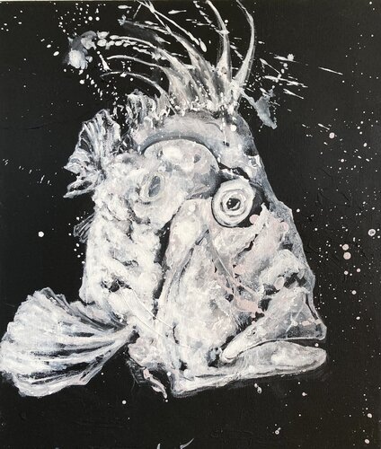 Fisch #5 di Kseniia Dobriakova, Pittura in vendita su Singulart