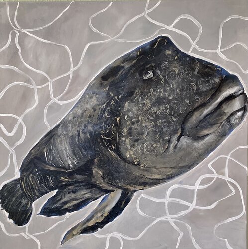 Fisch #4 von Kseniia Dobriakova, Malerei kaufen auf Singulart