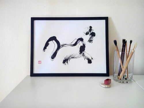 Rythme 2. di Aurore Poncet, Pittura in vendita su Singulart