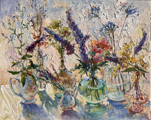 Le murmure des fleurs von Olena Vaskiv, Malerei kaufen auf Singulart