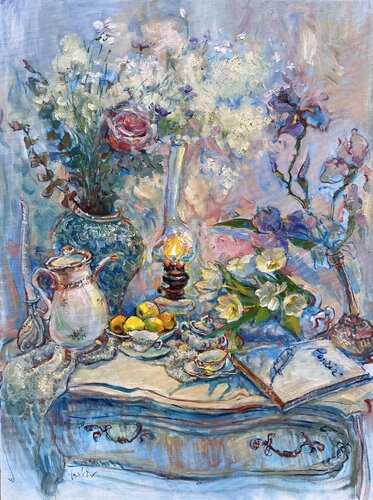 Les fleurs c’est la vie von Olena Vaskiv, Malerei kaufen auf Singulart