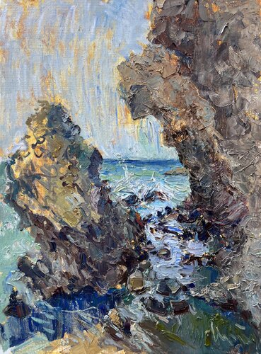 Entre le silence et la vague von Olena Vaskiv, Malerei kaufen auf Singulart