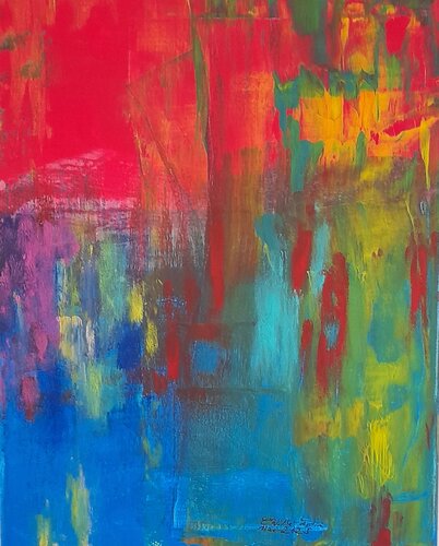 Ich sehe dein Licht von Cornelia Wilke-Leptin, Malerei kaufen auf Singulart