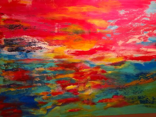 Sommernachklang di Cornelia Wilke-Leptin, Pittura in vendita su Singulart