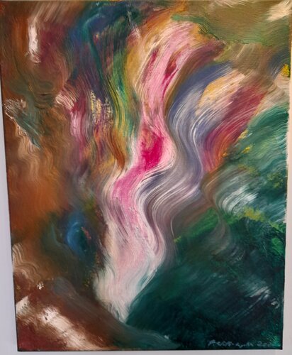 Herbstgeflüster van Cornelia Wilke-Leptin, Schilderij te koop op Singulart