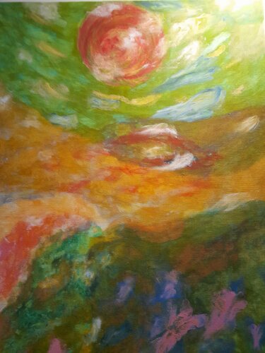 Frühling in Cornwall van Cornelia Wilke-Leptin, Schilderij te koop op Singulart