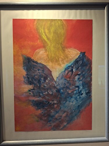 Angel van Cornelia Wilke-Leptin, Schilderij te koop op Singulart
