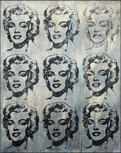 "Nine Shades of Monroe" by Indika Wijewardana, 회화 for Sale on Singulart
