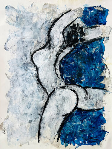 "Grace in Motion" di Indika Wijewardana, Pittura in vendita su Singulart