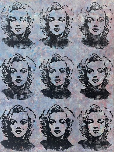 "Velvet Icon" van Indika Wijewardana, Schilderij te koop op Singulart
