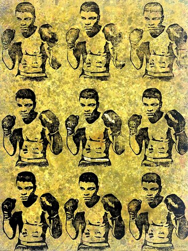 "Stings like a bee" par Indika Wijewardana, Peinture en vente sur Singulart