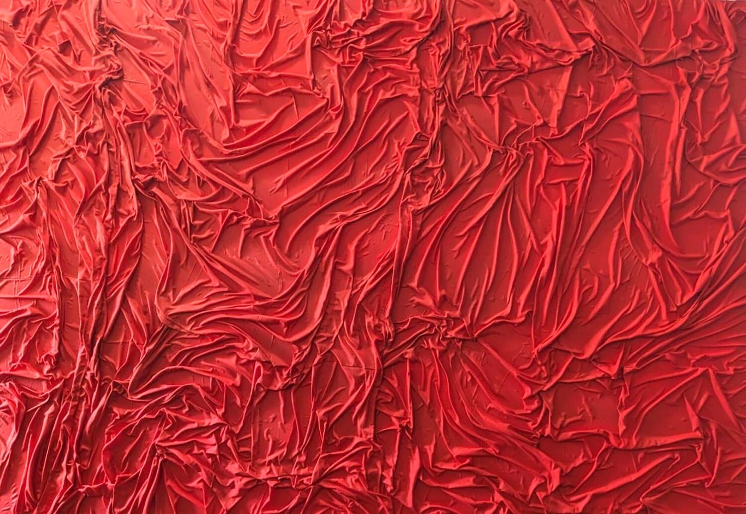 "Spectrum Red Folds" Indika Wijewardana