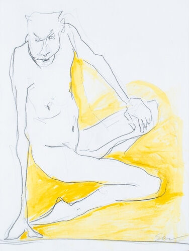 Aktstudie di Sven Stornebel, Opera su carta in vendita su Singulart