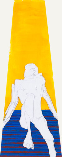 Figur im Raum von Sven Stornebel, Malerei kaufen auf Singulart