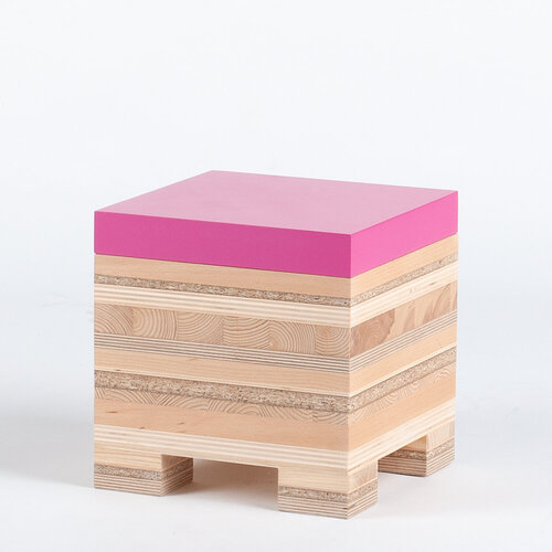 100% fantastischer Sperrmüll - Box mit Deckel in Pink Sven Stornebel