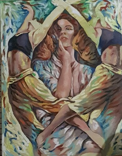 Sehnsucht und Emanation by Khaled Abdo, Painting for Sale on Singulart