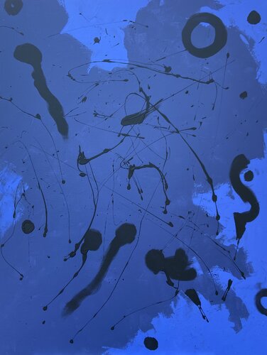 Midnight Splash de Ivan Engelhart, Pintura a la venta en Singulart