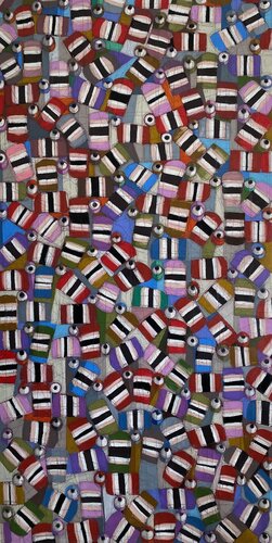 CONNESSIONI VERTICALI by Cino Angioni, Painting for Sale on Singulart