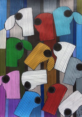 LAMBS di Cino Angioni, Pittura in vendita su Singulart