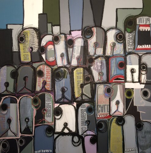 SENZA DESISTERE di Cino Angioni, Pittura in vendita su Singulart