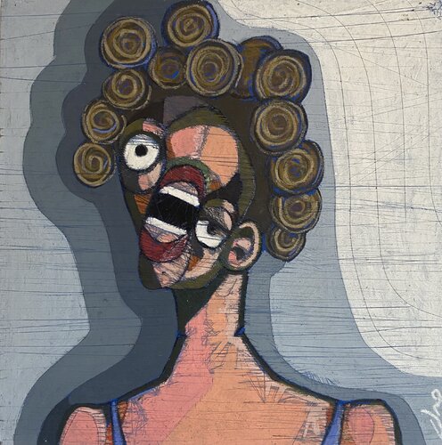 LA DAMA BIANCA van Cino Angioni, Schilderij te koop op Singulart