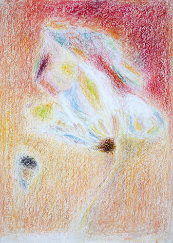 Fiore nel vento von Rachele De Dominicis, Malerei kaufen auf Singulart