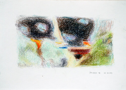 Scontro (Sommerso 2) von Rachele De Dominicis, Malerei kaufen auf Singulart