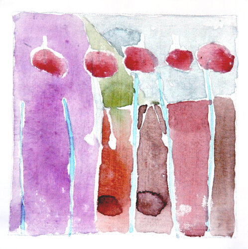 Ciliegie in un campo von Rachele De Dominicis, Malerei kaufen auf Singulart