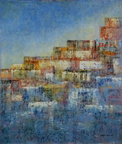 Hohe Stadt by Friedhard Meyer, 絵画 for Sale on Singulart