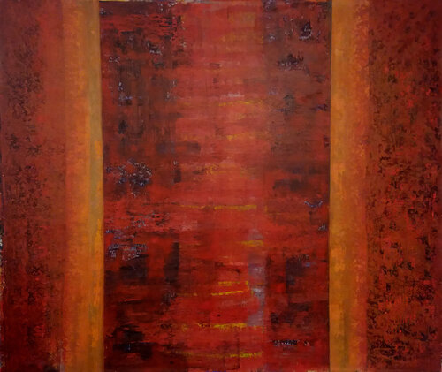 Ein Quantum Rot von Friedhard Meyer, Malerei kaufen auf Singulart
