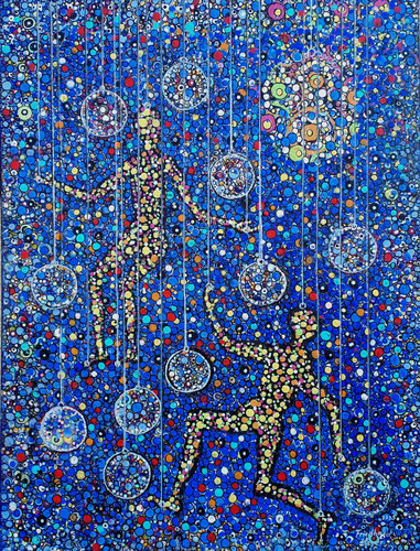 Glasperlenspiel de Friedhard Meyer, Pintura a la venta en Singulart