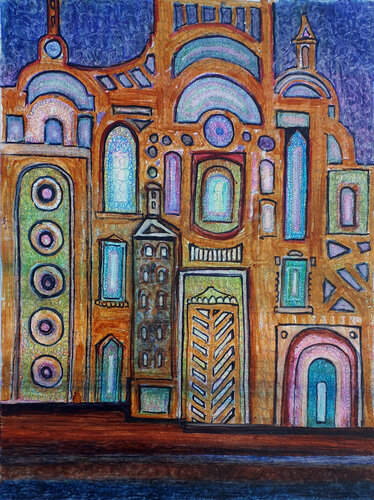 Das Palais par Friedhard Meyer, Peinture en vente sur Singulart