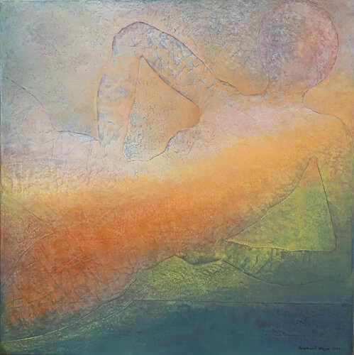 Liegender Akt von Friedhard Meyer, Malerei kaufen auf Singulart