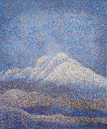 Weiße Berge van Friedhard Meyer, Schilderij te koop op Singulart